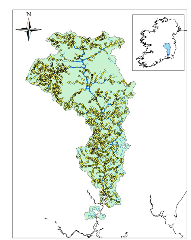 Fig- Potential barriers in the Barrow catchment (n=2928)